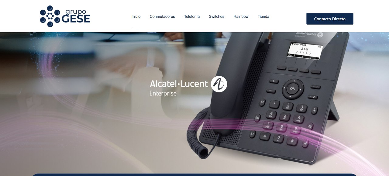 GESE Comunicaciones — sitio web gesecomunicaciones.com
