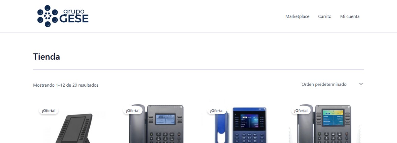 Tienda en línea de GESE Comunicaciones con productos Alcatel-Lucent
