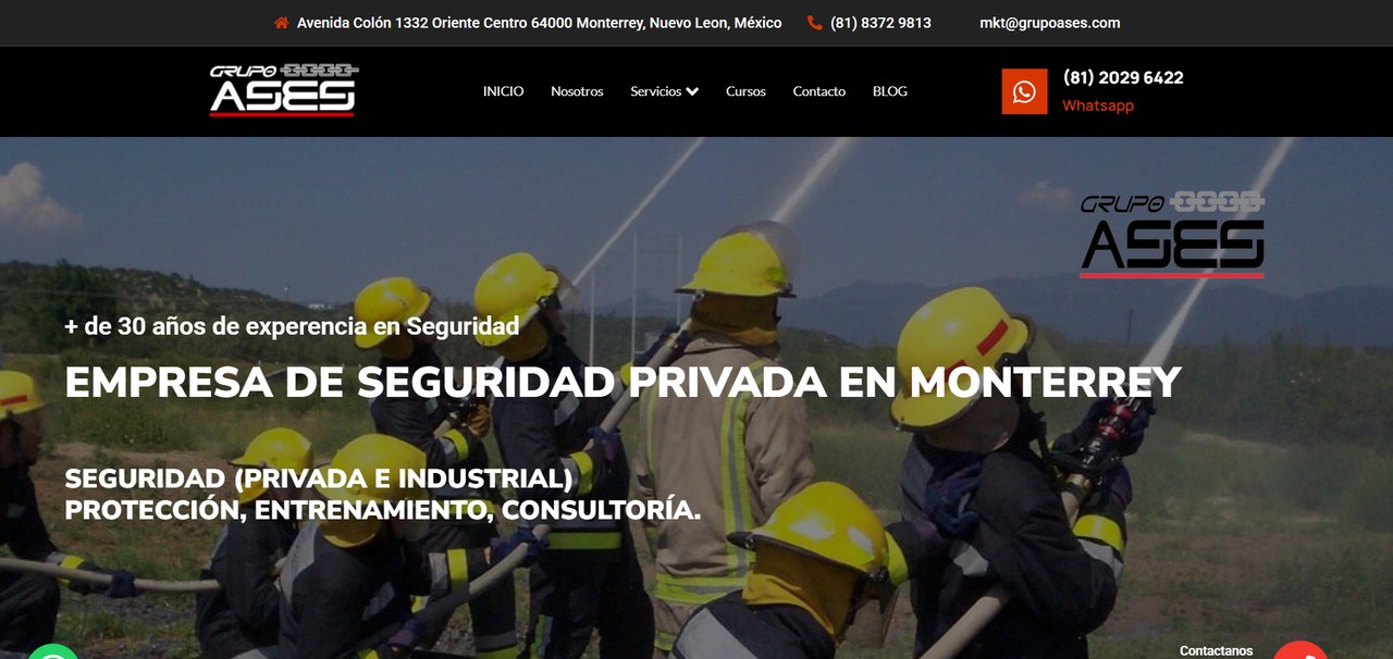 Grupo ASES — sitio web grupoases.com